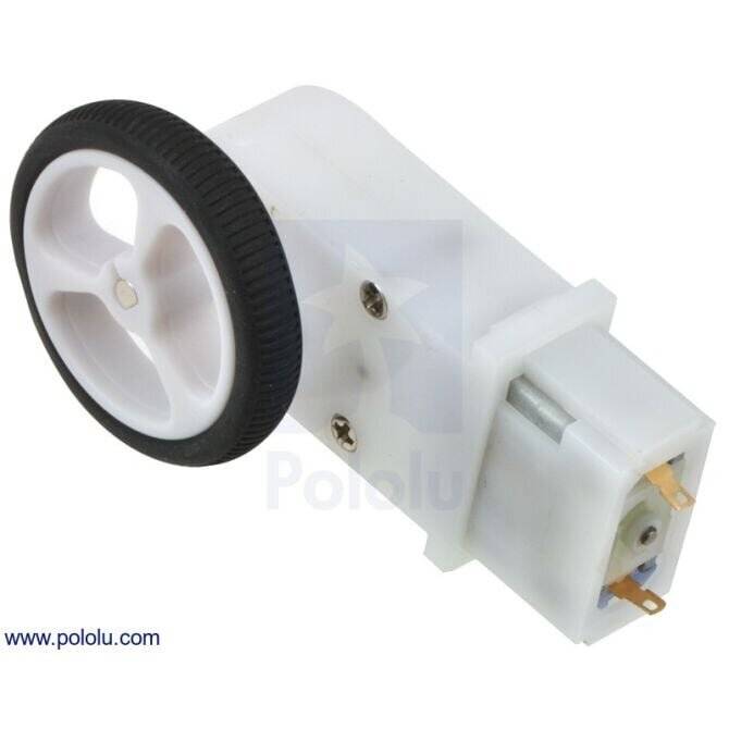 Pololu 120:1 Mini Plastic Gearmotor HP with Offset 3mm D-Shaft Output-5