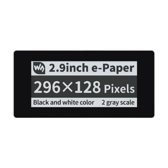 2,9 Zoll Touch e-Paper Modul für Raspberry Pi Pico, 296×128, schwarz/weiß-5