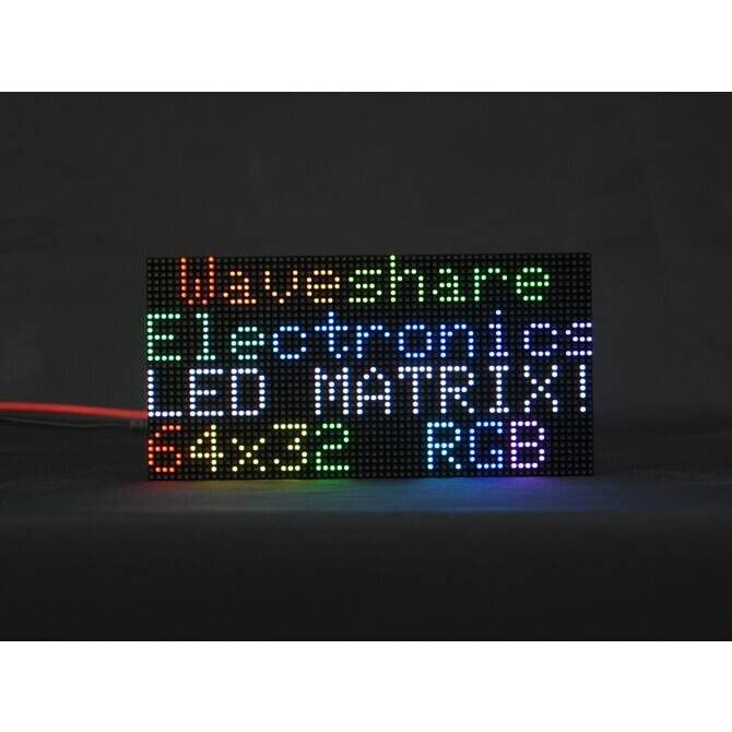 WaveShare RGB Full-Color LED Matrix Panel 64x32 2.5mm Pitch-5