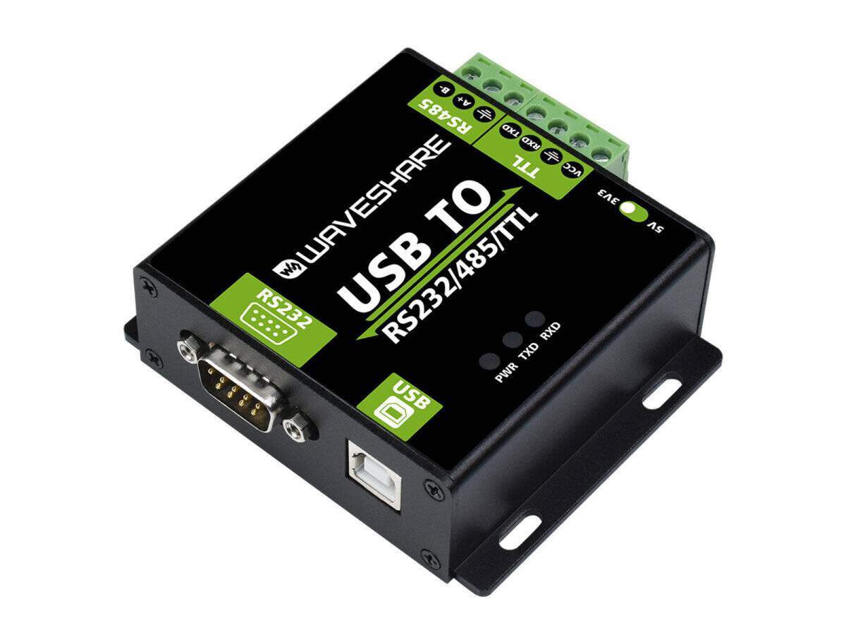 WaveShare CH343G USB TO RS232/485/TTL Interface Converter Industrial Isolation-5