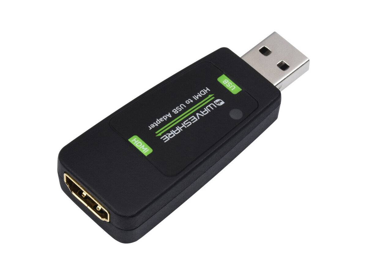 WaveShare USB3.0 Port High Definition HDMI Video Capture Card for Gaming / Streaming / Cameras-3