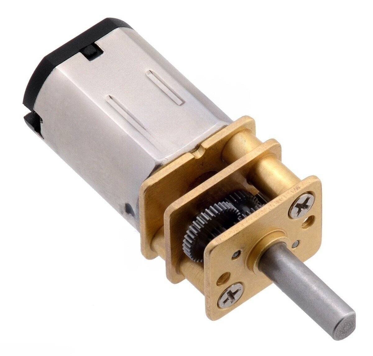 Pololu 10:1 Micro Metal Gearmotor MP 6V Medium-Power Brushed DC Motor-1