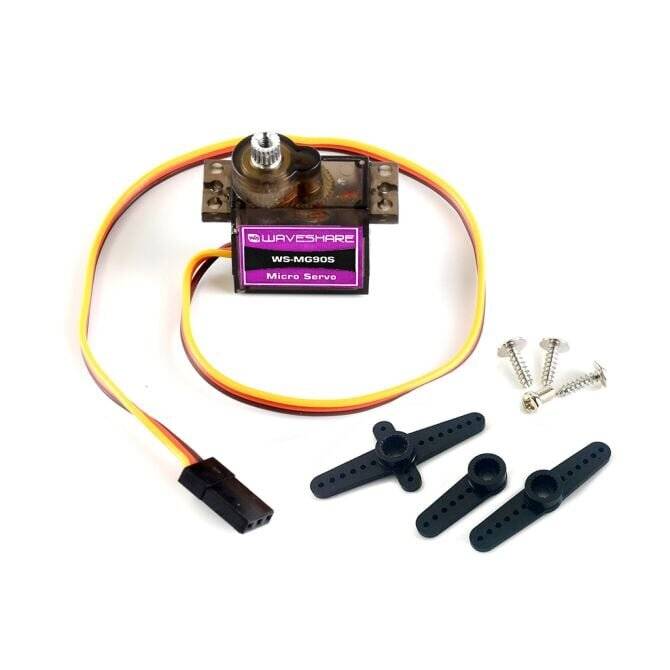 WaveShare MG90S Micro Servo Metal Gear Motor 180Grad-0