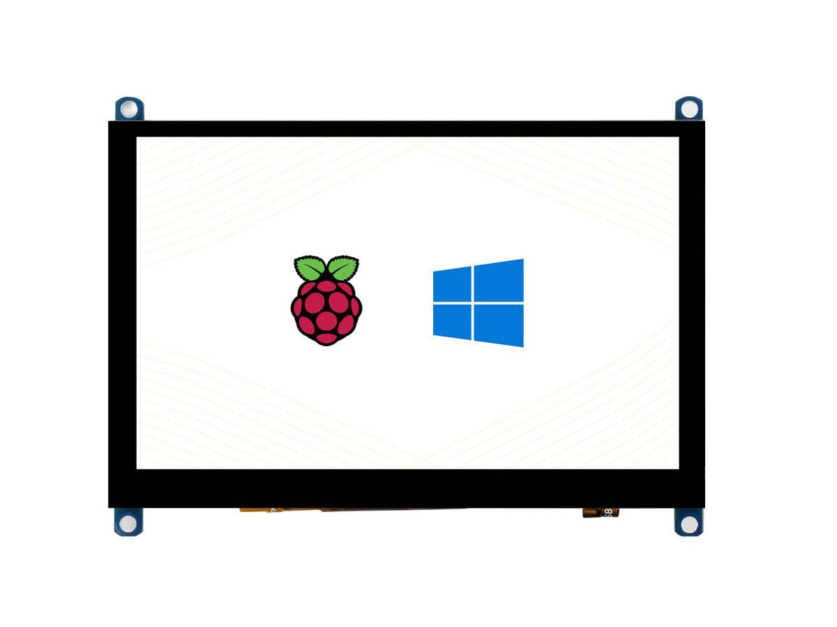 WaveShare 5inch Capacitive Touch Screen LCD (H) 800x480 HDMI for Raspberry Pi Windows-0