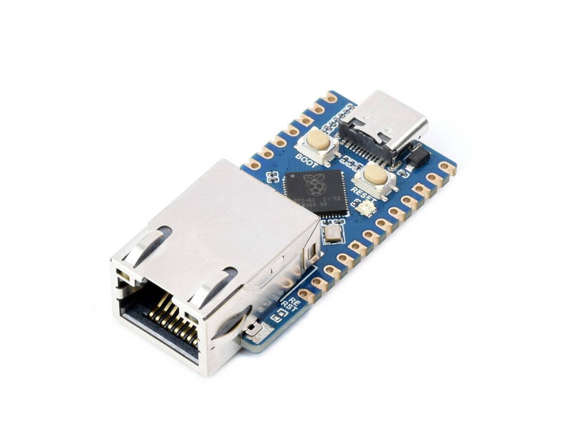 WaveShare RP2040-ETH Mini Development Board, RP2040 Ethernet Port Module-5