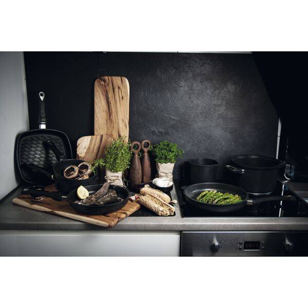 AMT GASTROGUSS Fischpfanne glatter Boden, induktionsgeeignet, Länge: 410 mm-2