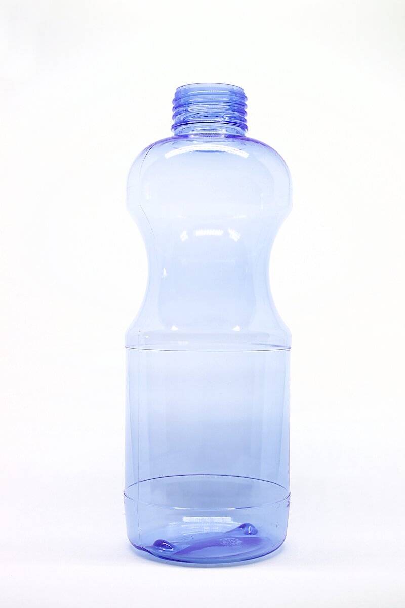 TRITAN Trinkflasche lebensmittelecht geschirrspülfest bruchfest - 1 Liter rund - Standarddeckel-0