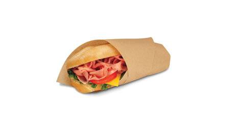 Fettabweisendes braunes Kraftpapier mit Spender - Maße: 30 x 30 cm - 1000 Stück-0