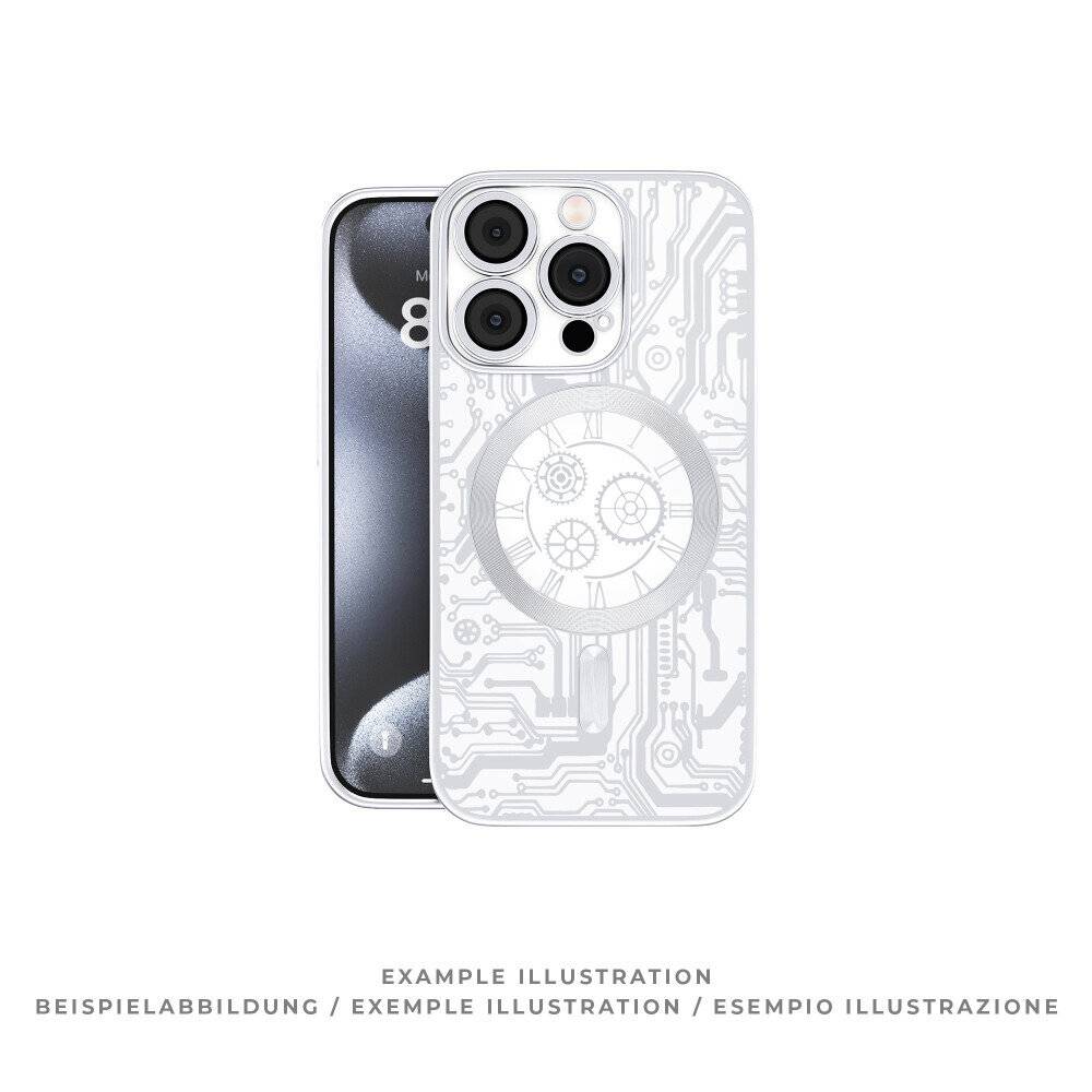 prio elegante Handyhülle MAG für iPhone 15 Plus silber-1