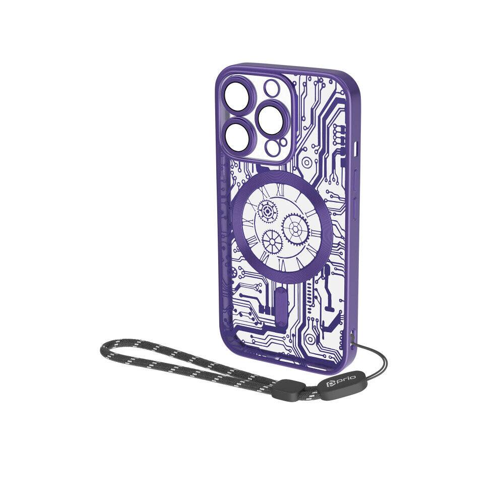 prio elegante Handyhülle MAG für iPhone 15 Pro Max lila-2