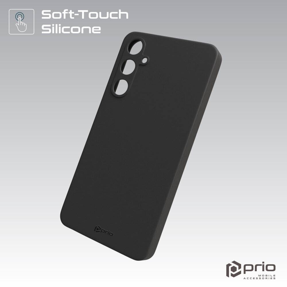prio Liquid Silicone Case für Samsung A35 schwarz-1
