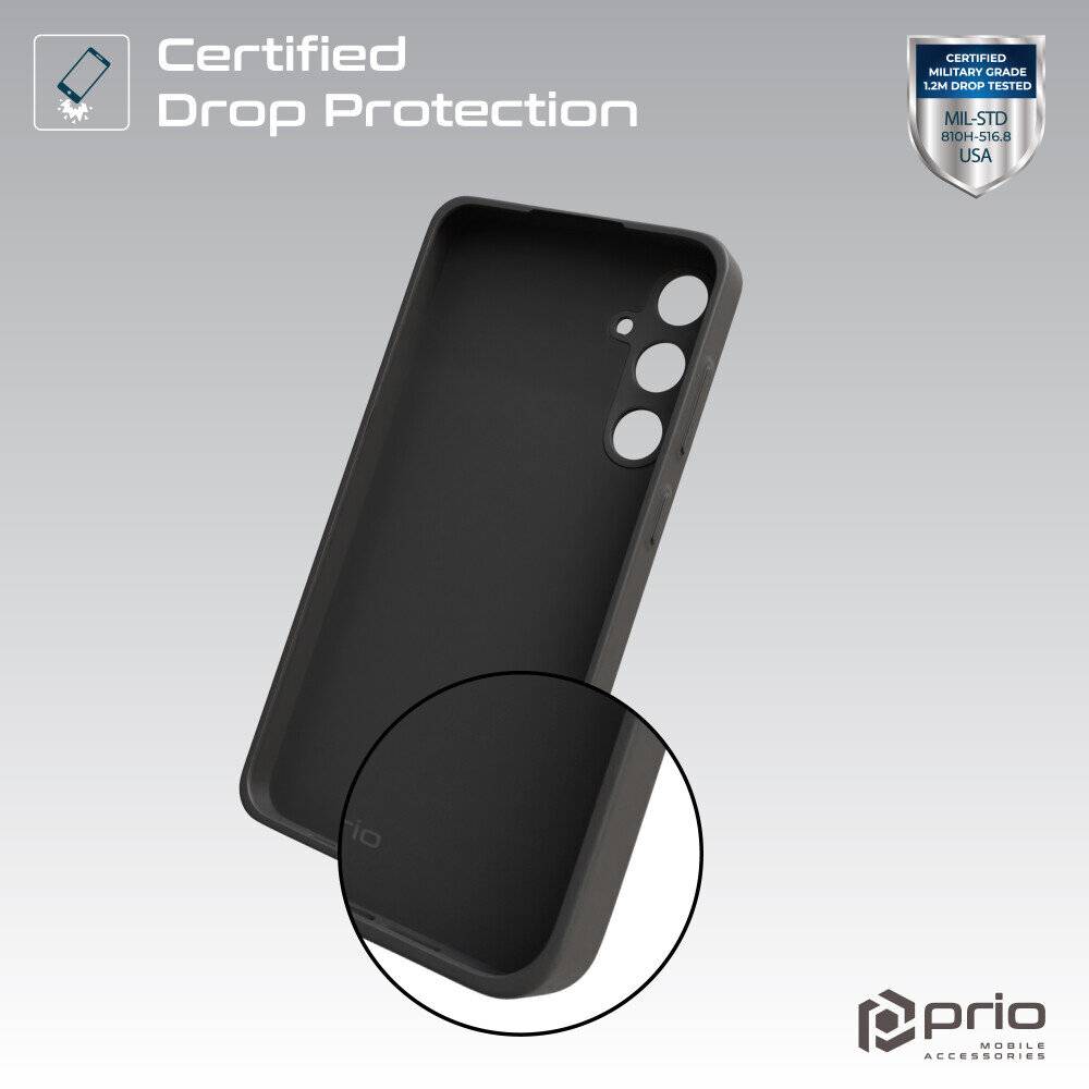 prio Liquid Silicone Case für Samsung A35 schwarz-2