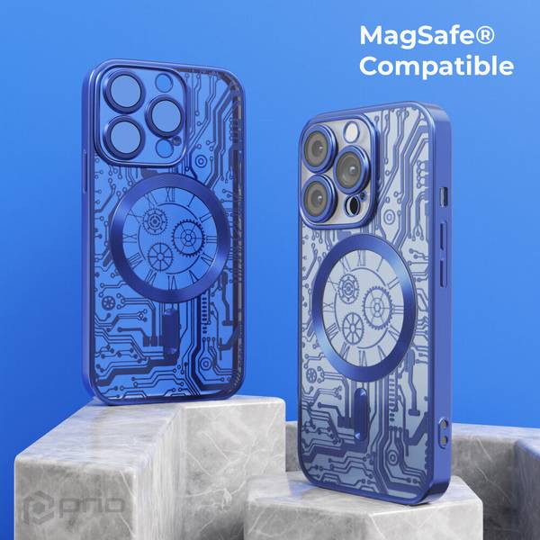 prio elegante Handyhülle MAG für iPhone 11 blau