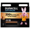 Duracell MN1500 Optimum Mignon Batterie 12er Blister