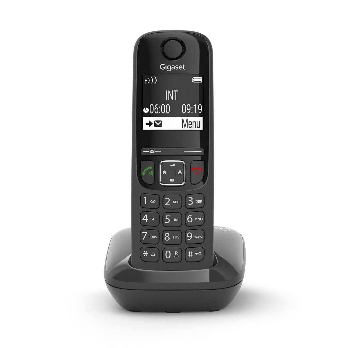 Gigaset AS690A Schnurlostelefon mit Anrufbeantworter schwarz-0