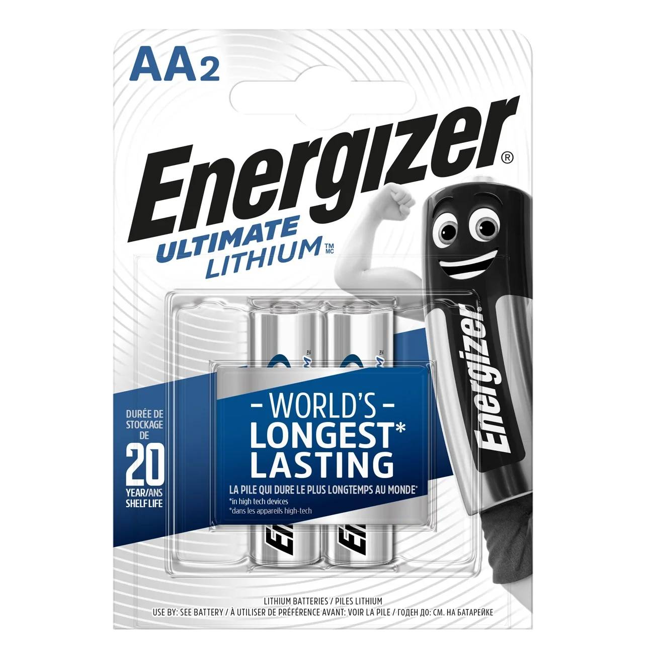 Energizer Ultimate Lithium L91Mignon AA Batterie2er Blister-0