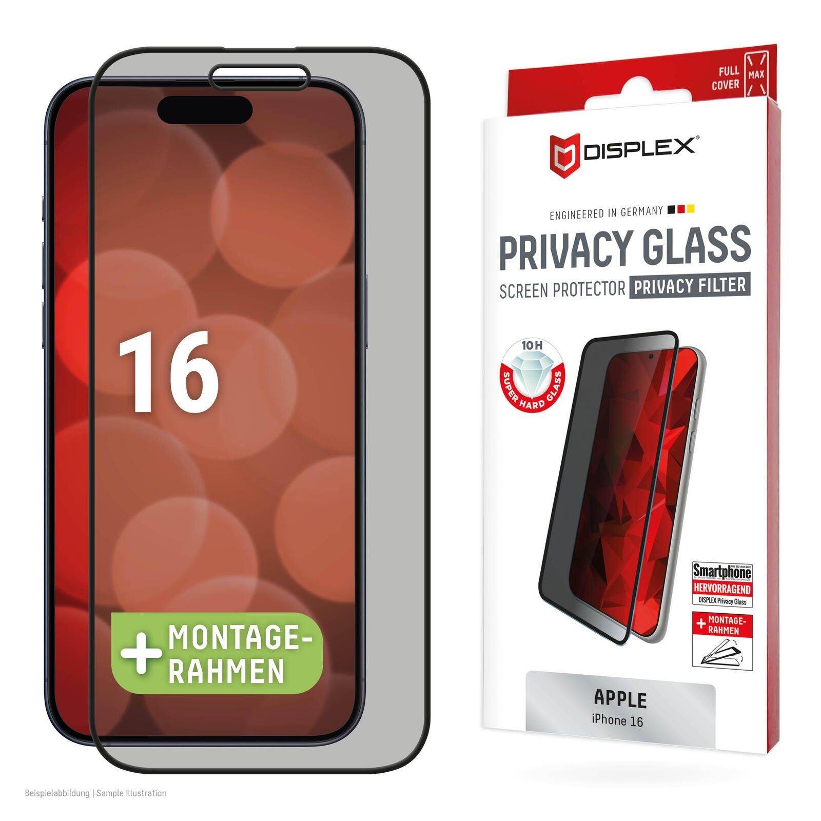 DISPLEX Privacy Glass FC iPhone 16-0