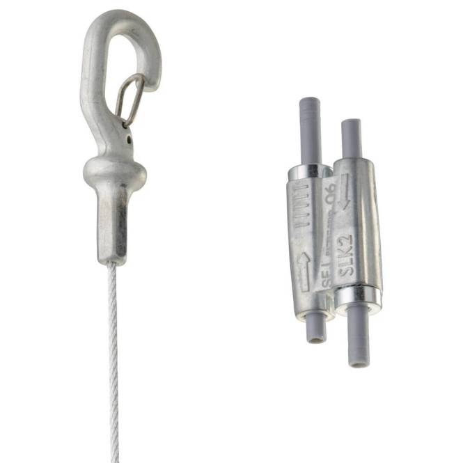 ERICO Seilabhängesystem CADDY SLK15L3 SPEED LINK D=1,5mm,L=3m, Haken Install.Baumaterial-0