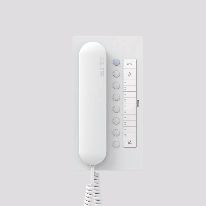 SIED Bus-Telefon Comfort BTC850-02W 40116 Install.Baumaterial Hauskomm/Batt/Sicher Türkommunikation-0