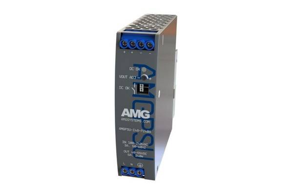 AMG Systems AMGPSU-I48-P240A 52VDC, 240W (4,6 A), industrielles Hutschienennetzteil, -40°C to +70°C, (Einstellbar 48-55