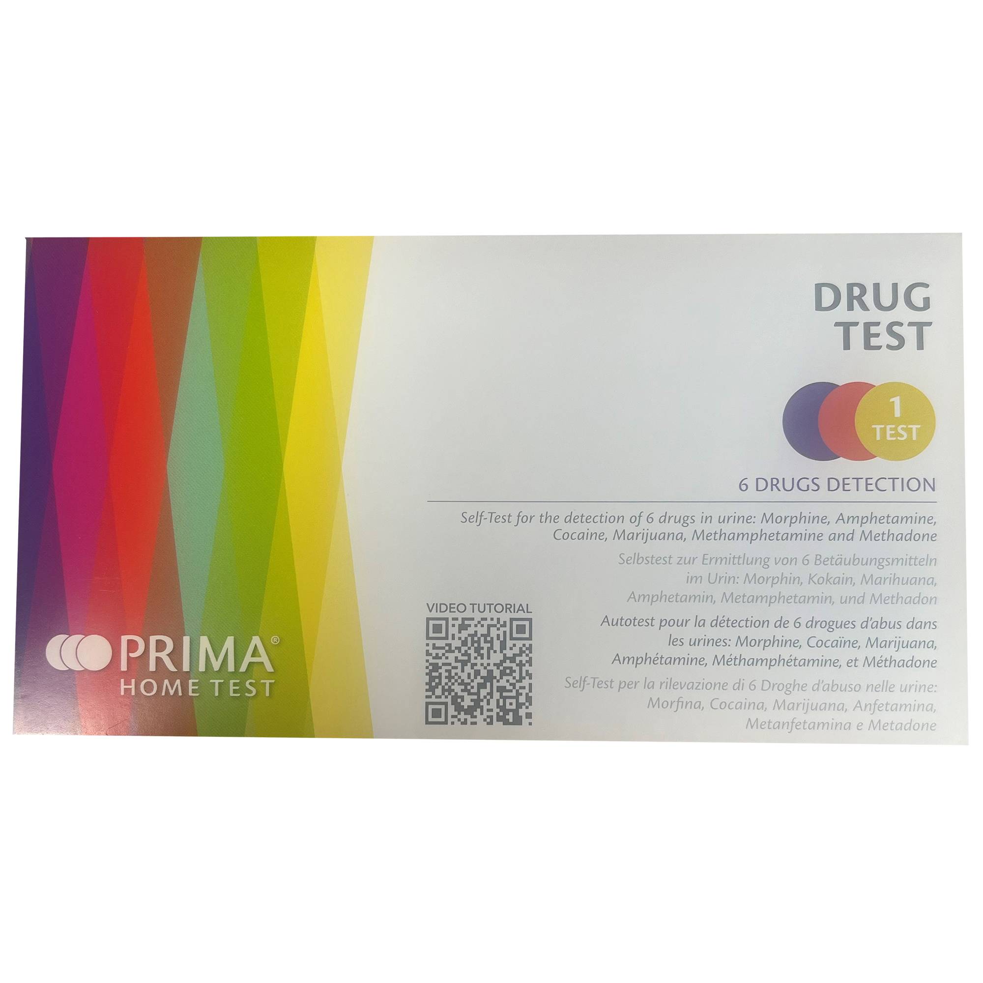 PRIMA Multi Drug Drogen Home Test-0