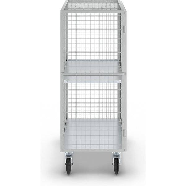ESD-Etagenwagen Doppelflügeltür 1 Etagenboden lichtgrau. TAKKT Industrial & Packaging GmbH 80635749-3