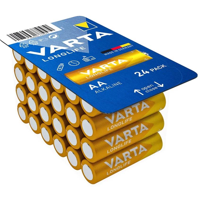 Varta Longlife 4106 Mignon AA Batterie 24er Box-0