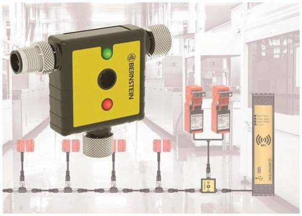 Bernstein 6075689190 SEU- SEU-1/0-T45-C 1/0-T45-C Spezieller T-Adapter Industriematerial Sensorik