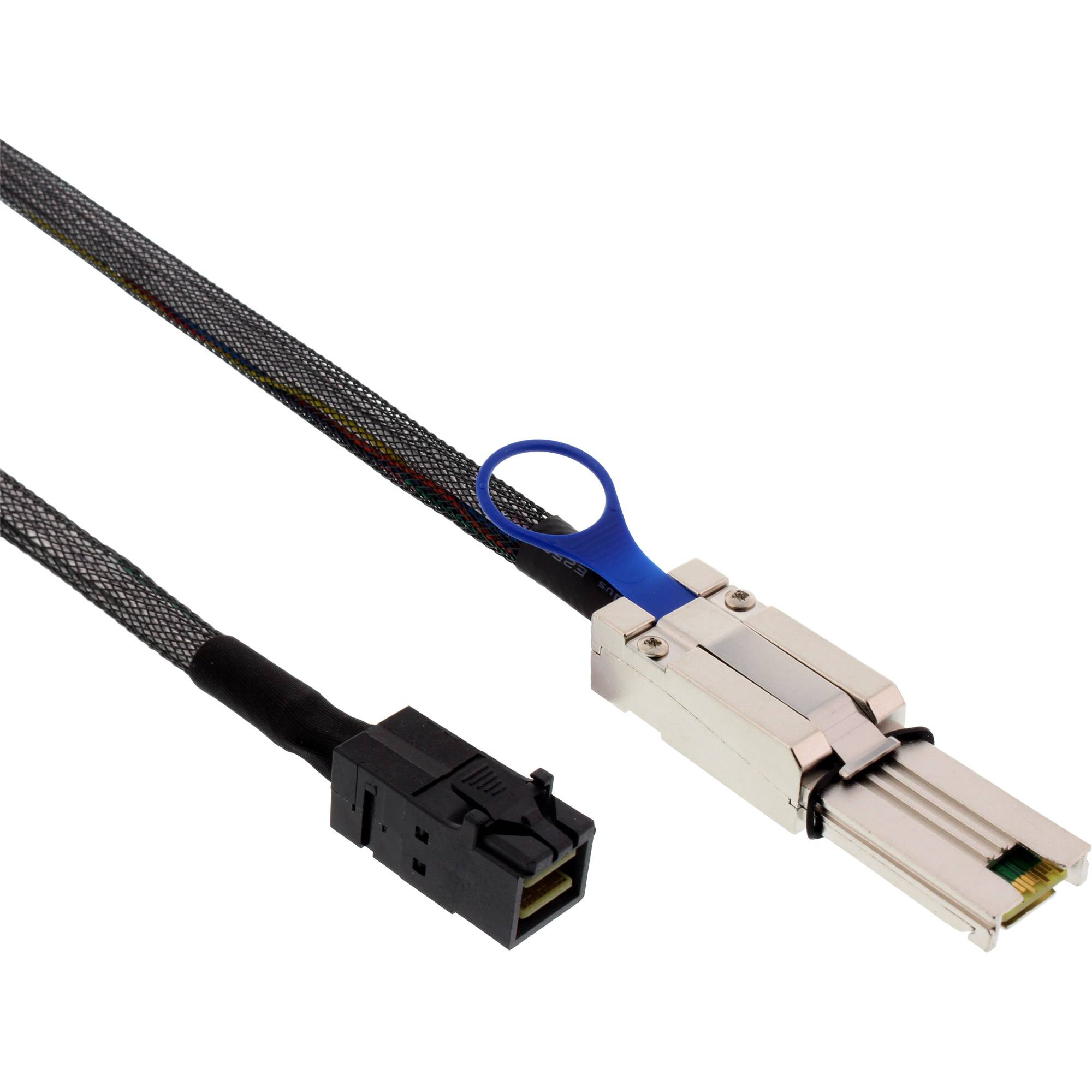 InLine® Mini SAS HD Kabel, SFF-8643 zu SFF-8088, 1m-0