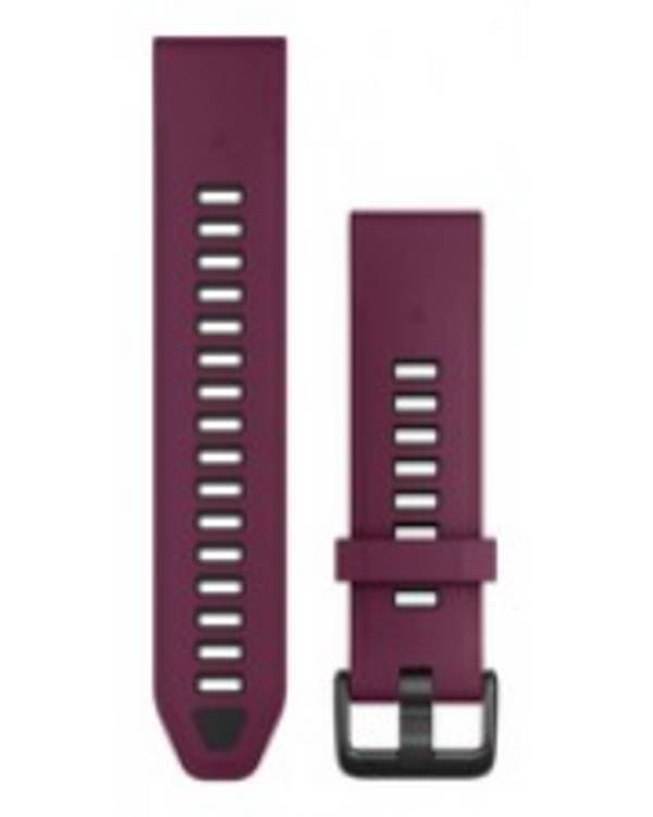 GARMIN - QuickFit-Armband 20 mm Silikon Merlot/Graphit