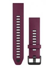 GARMIN - QuickFit-Armband 20 mm Silikon Merlot/Graphit-0