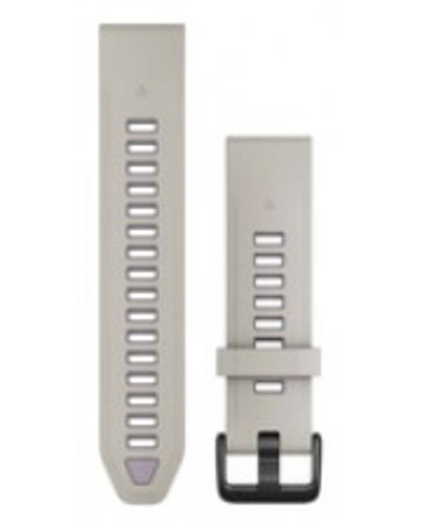 GARMIN - Ersatzarmband QuickFit 20mm Silikon Nebelgrau/Lavendel