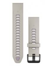 GARMIN - Ersatzarmband QuickFit 20mm Silikon Nebelgrau/Lavendel-0