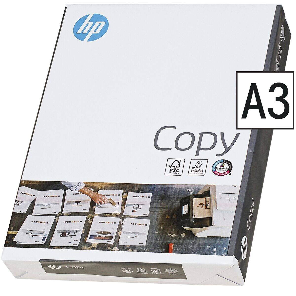 HP »Copy« Kopierpapier A3, 80 g/m², 500 Blatt-0