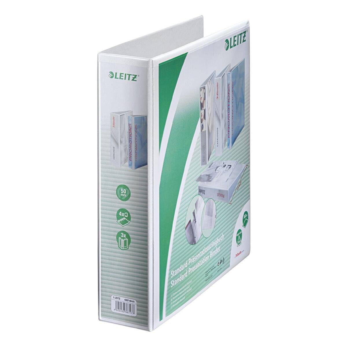 Leitz Präsentationsringbuch »4287« 4 Ringe, A4 Maxi, Rückenbreite 77 mm-1