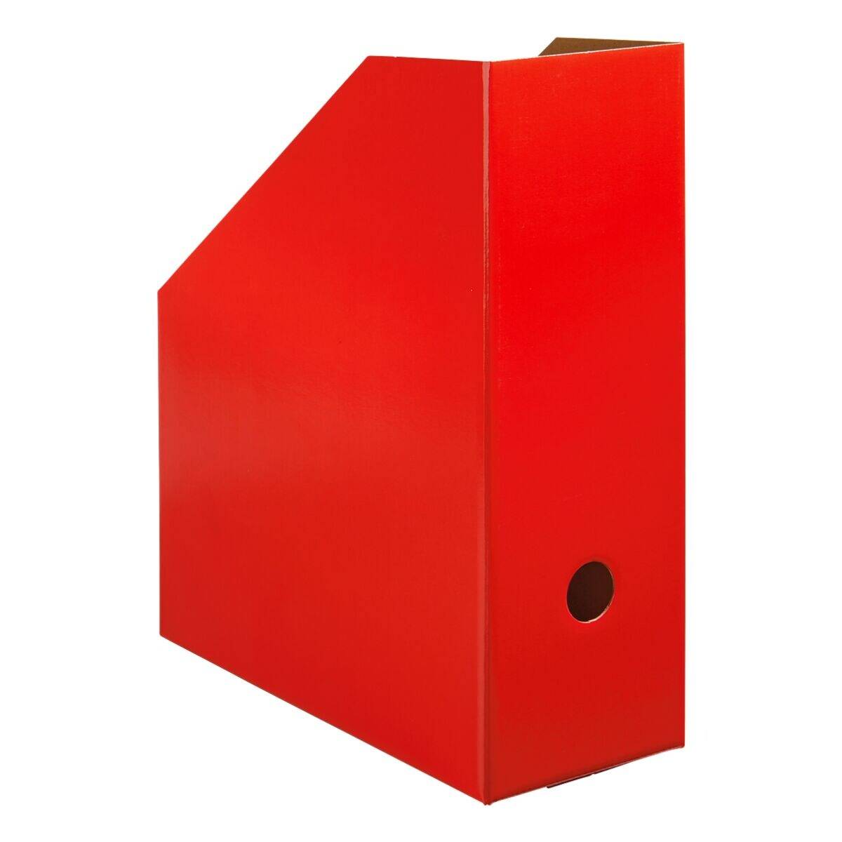 Stehsammler A4 extrabreit Karton rot-1