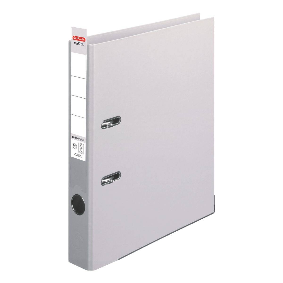 Herlitz Ordner »maX.file protect plus« schmal DIN A4, einfarbig-1