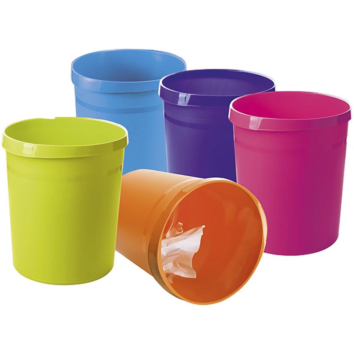 HAN Papierkorb GRIP Trend Colour, 18 Liter, rund, hellblau (81420565)-1