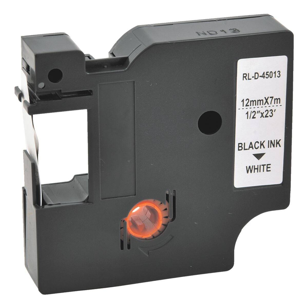 G&G Schriftband 12 mm x 7 m s/w »ersetzt 45013 / S0720530 aus der Dymo-Serie D1«-1