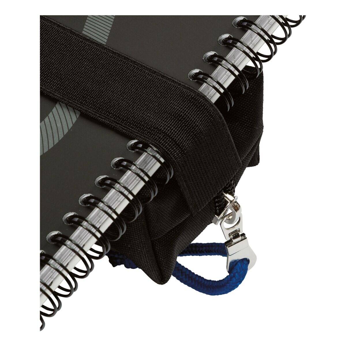 Oxford Schlamper-Etui, Polyester, rechteckig, klein, schwarz-4