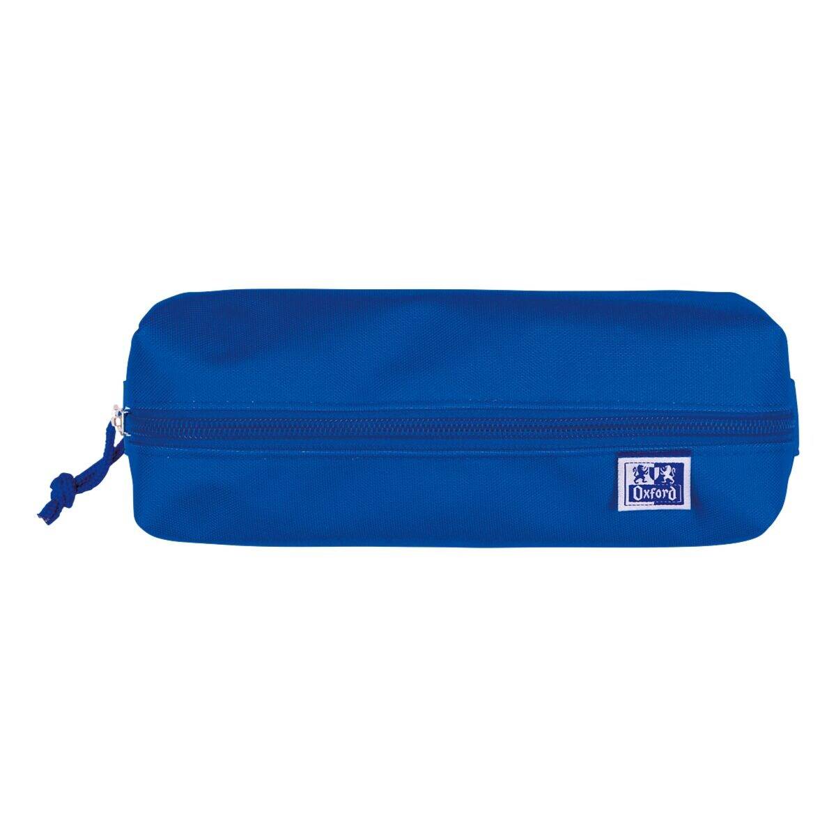 Oxford Schlamper-Etui, Polyester, rechteckig, groß, blau-1