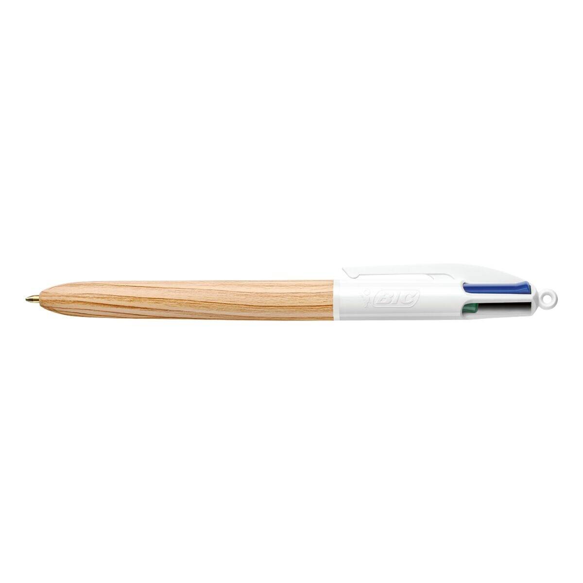 Mehrfarbkugelschreiber 4Colours Wood Style 508964 natur-1