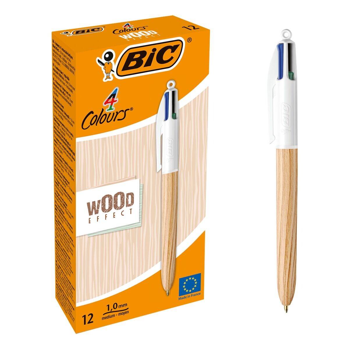 Mehrfarbkugelschreiber 4Colours Wood Style 508964 natur-3