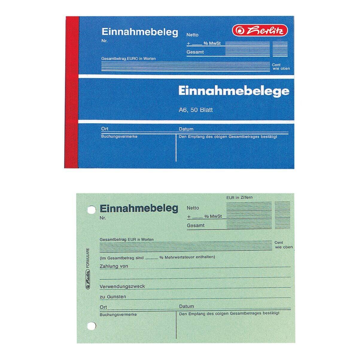 PELIKAN - Einnahmebeleg Formularbuch 1 St. - Bürokleinmaterial - A6-1