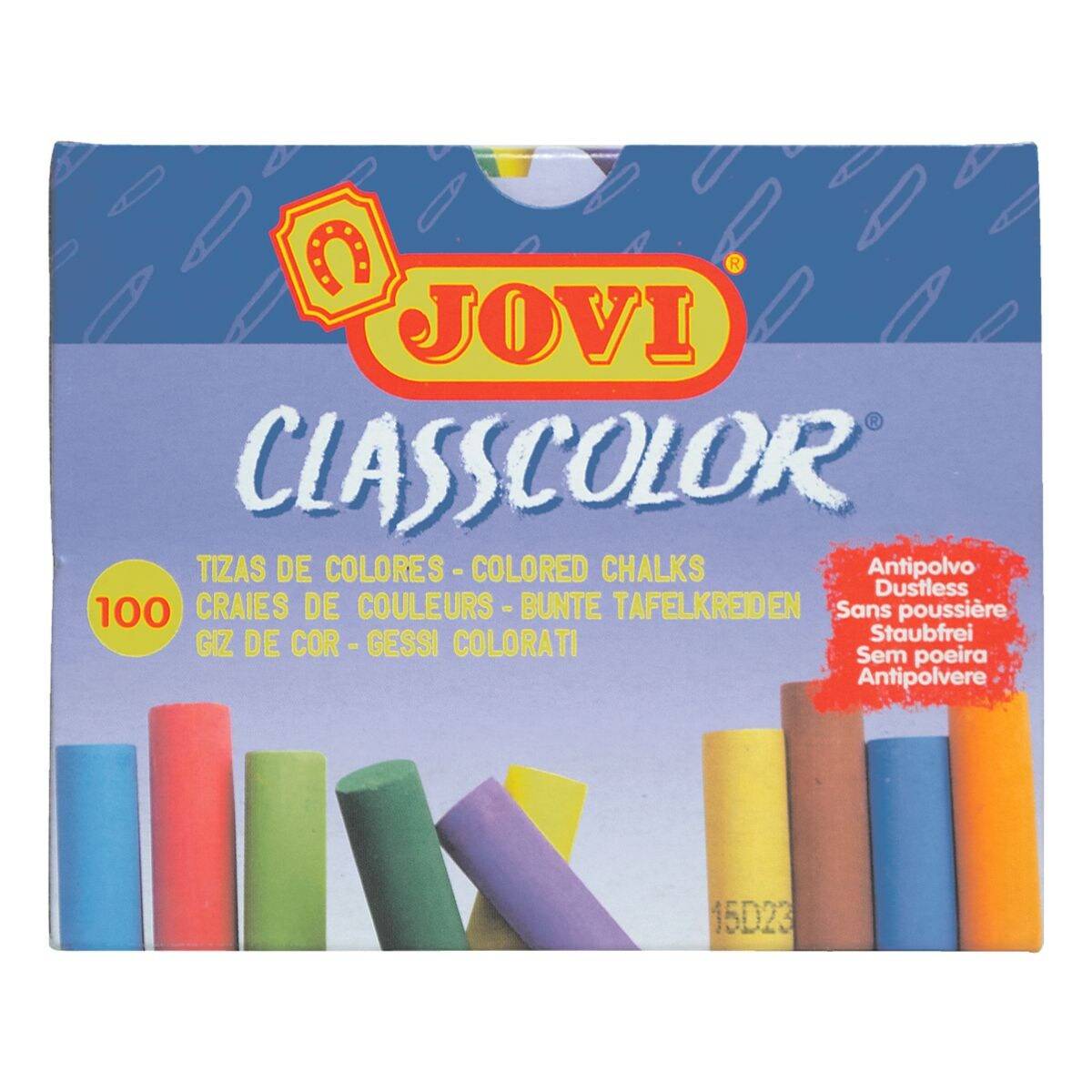 JOVI - School Chalks Kreide Mehrfarbig-3