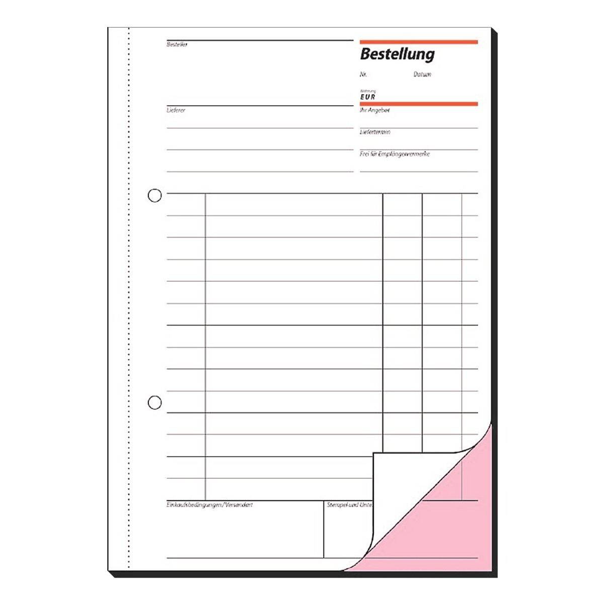 Sigel Formularbuch »Bestellung« BE525-1