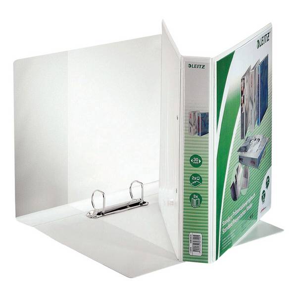 Leitz Präsentationsringbuch 42800001 A4 PP 2Ri 30mm ws