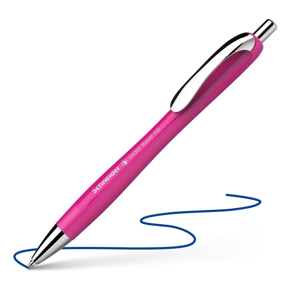 Druckkugelschreiber Slider Rave XB power pink-0