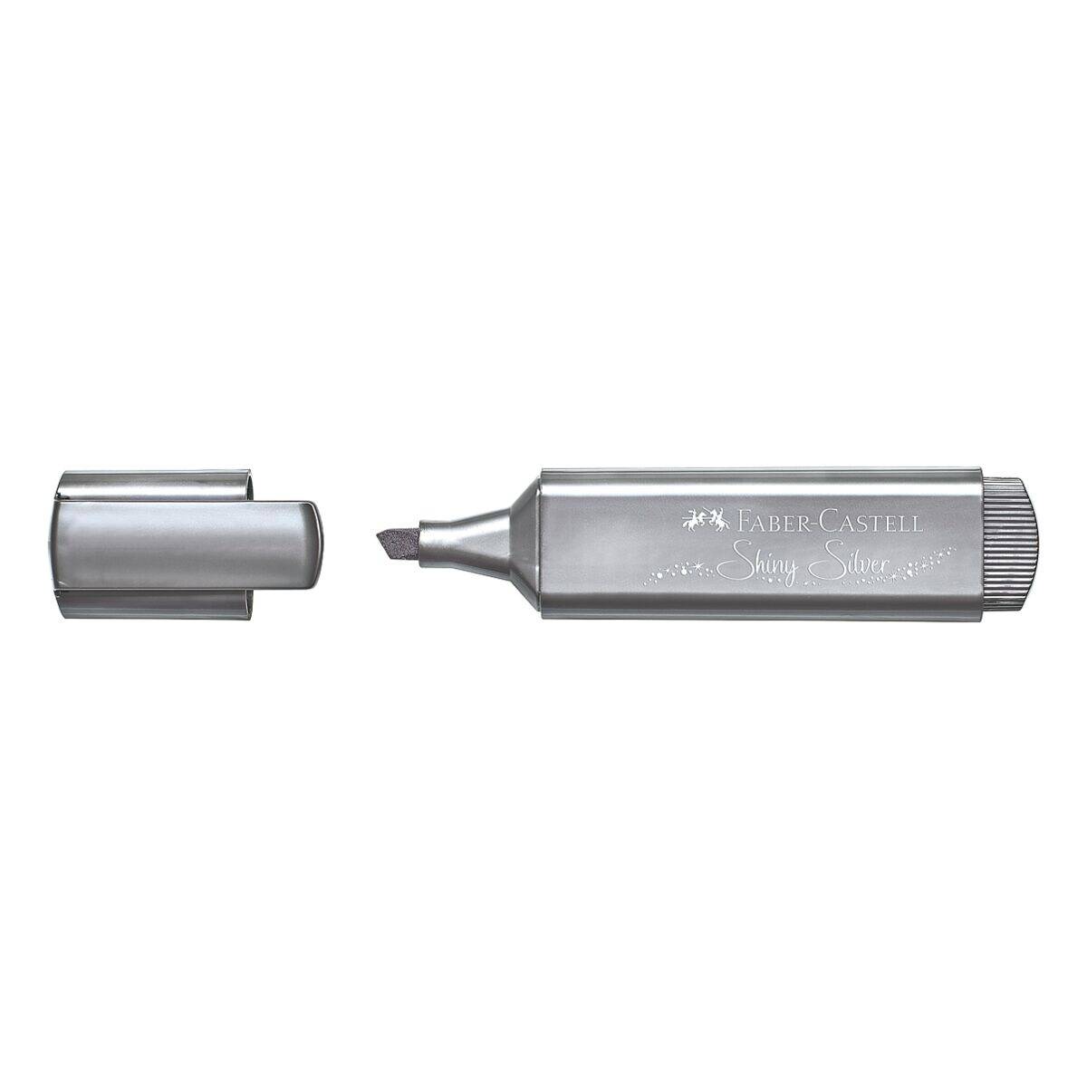 FABER-CASTELL Textmarker TEXTLINER 1546 Metallic, silber (5661384)-1