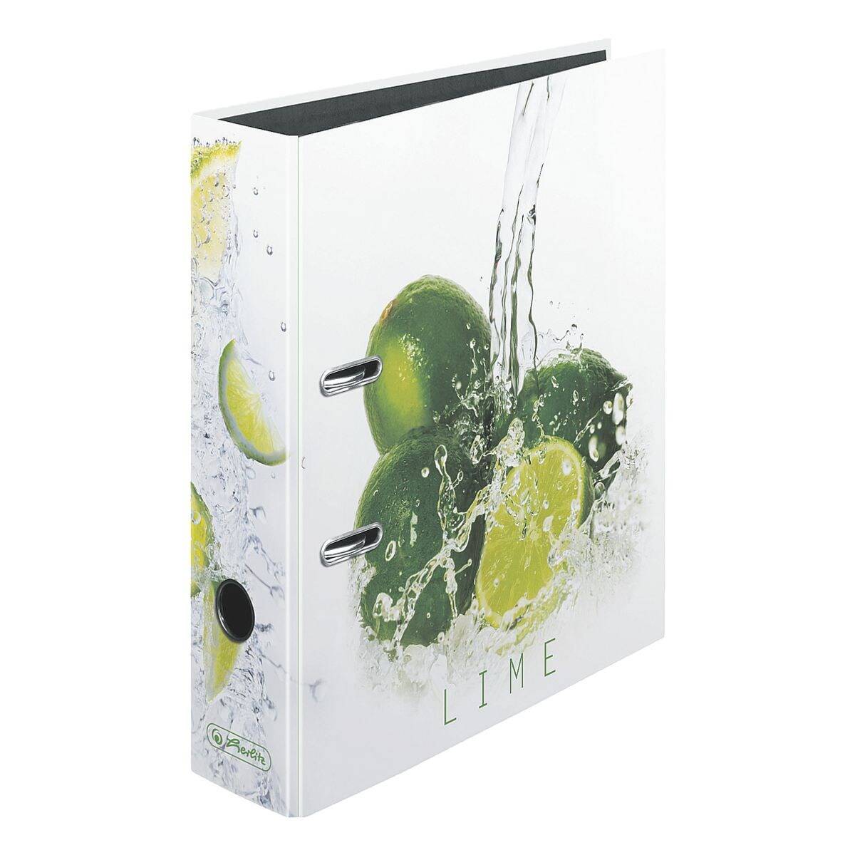 Herlitz Fresh Fruit Limette Motivordner DIN A4 Rückenbreite: 80 mm-0